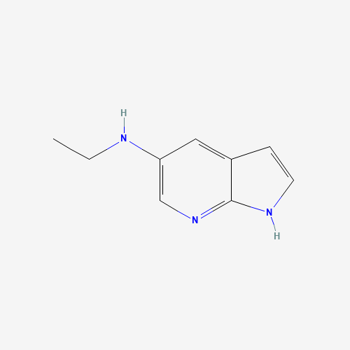 N-ethyl-1H-pyrrolo[2,3-b]pyridin-5-amine (CAS: 651744-45-5) - Chemical Structure and Molecular Formula 