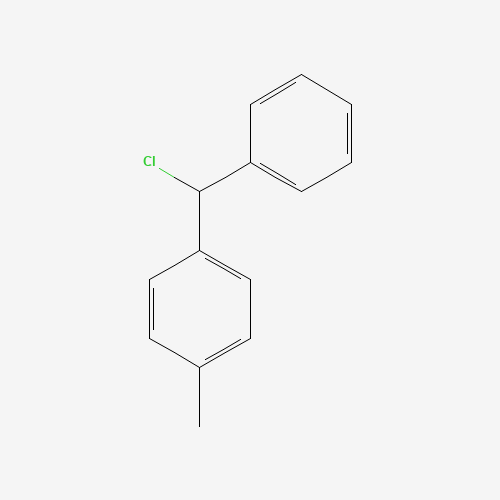 4-METHYL CHLORODIPHENYLMETHANE (CAS: 779-14-6) - Chemical Structure and Molecular Formula 