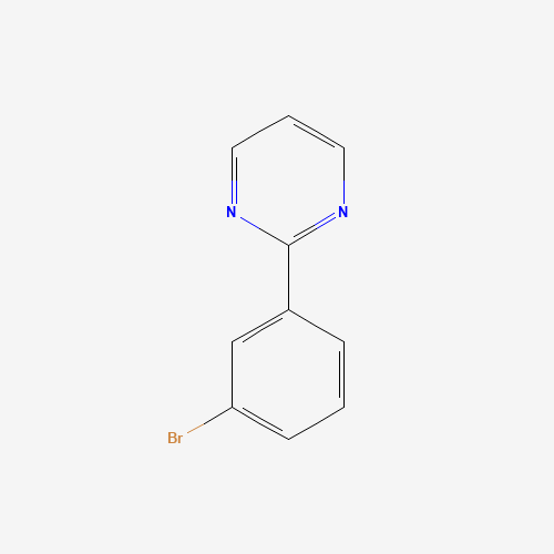 3-(PYRIMIDIN-2-YL)BROMOBENZENE (CAS: 885468-36-0) - Chemical Structure and Molecular Formula 