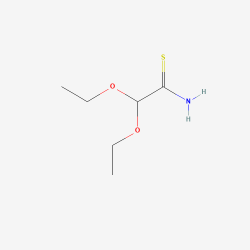 2,2-Diethoxyethanethioamide (CAS: 73956-15-7) - Chemical Structure and Molecular Formula 