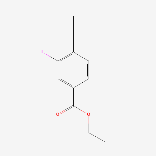 ethyl 4-tert-butyl-3-iodobenzoate (CAS: 92039-18-4) - Chemical Structure and Molecular Formula 