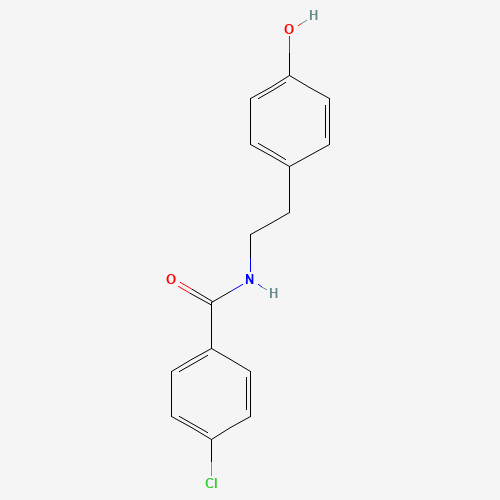 N-(4-Chlorobenzoyl)-tyramine (CAS: 41859-57-8) - Chemical Structure and Molecular Formula 