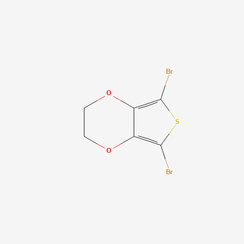 5,7-Dibromo-2,3-dihydrothieno[3,4-b][1,4]dioxine (CAS: 174508-31-7) - Chemical Structure and Molecular Formula 