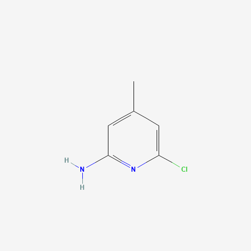 2-Amino-6-chloro-4-picoline (CAS: 51564-92-2) - Chemical Structure and Molecular Formula 