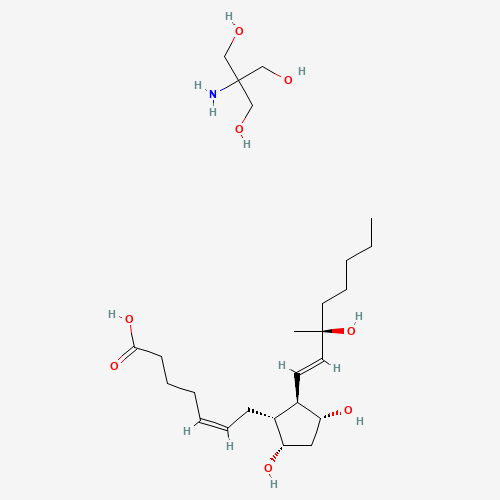 Carboprost tromethamine (CAS: 58551-69-2) - Chemical Structure and Molecular Formula 