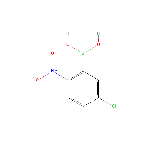 5-Chloro-2-nitrophenylboronic acid (CAS: 532924-25-7) - Chemical Structure and Molecular Formula 