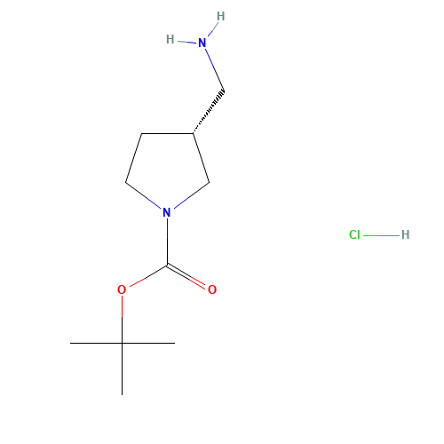(R)-1-Boc-3-Aminomethylpyrrolidine-HCl (CAS: 916214-31-8) - Related Chemical Product