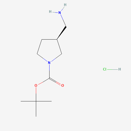 (S)-1-Boc-3-Aminomethylpyrrolidine-HCl (CAS: 916214-30-7) - Related Chemical Product