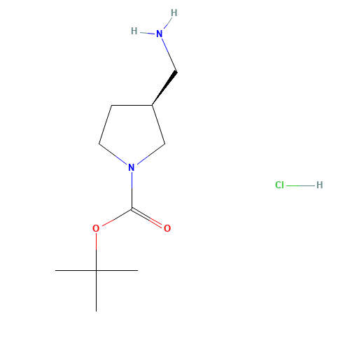 (S)-1-Boc-3-Aminomethylpyrrolidine-HCl (CAS: 916214-30-7) - Related Chemical Product
