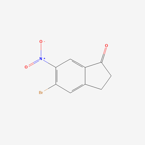 5-bromo-6-nitro-2,3-dihydro-1H-inden-1-one (CAS: 723760-74-5) - Related Chemical Product