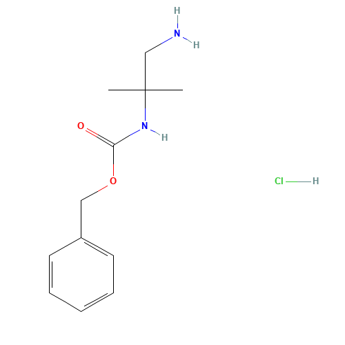2-N-Cbz-2-methylpropane-1,2-diamine-HCl (CAS: 850033-67-9) - Related Chemical Product