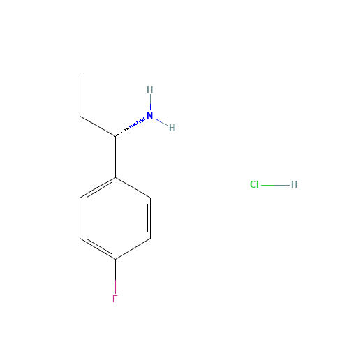(1S)-1-(4-FLUOROPHENYL)PROPYLAMINE-HCl (CAS: 1145786-74-8) - Related Chemical Product