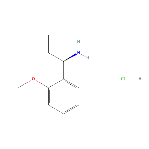 Benzenemethanamine,alpha-ethyl-2-methoxy-,(alphaR)-(9CI) (CAS: 623143-38-4) - Chemical Structure and Molecular Formula 