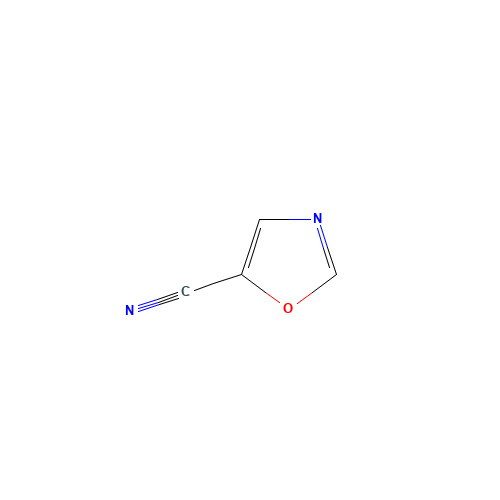 OXAZOLE-5-CARBONITRILE (CAS: 68776-61-4) - Chemical Structure and Molecular Formula 