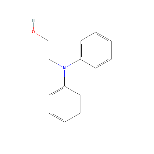 2-DIPHENYLAMINO-ETHANOL (CAS: 6315-51-1) - Chemical Structure and Molecular Formula 