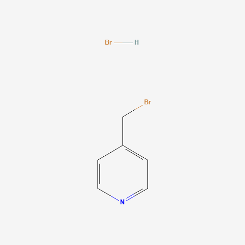 4-(Bromomethyl)pyridine hydrobromide (CAS: 73870-24-3) - Chemical Structure and Molecular Formula 
