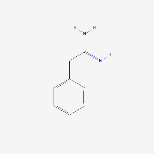 2-PHENYL-ACETAMIDINE (CAS: 5504-24-5) - Chemical Structure and Molecular Formula 