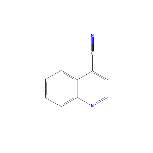 4-CYANOQUINOLINE (CAS: 2973-27-5) - Chemical Structure and Molecular Formula 