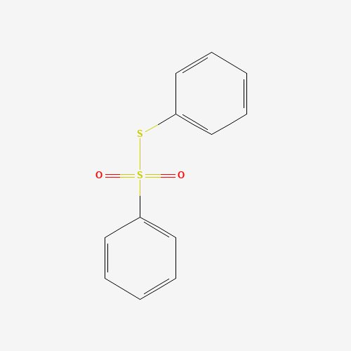 BENZENETHIOSULFONIC ACID S-PHENYL ESTER (CAS: 1212-08-4) - Chemical Structure and Molecular Formula 