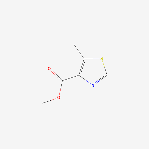 Methyl 5-Methylthiazole-4-Carboxylate (CAS: 68751-05-3) - Chemical Structure and Molecular Formula 