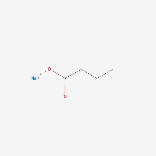 Sodium butanoate (CAS: 156-54-7) - Chemical Structure and Molecular Formula 