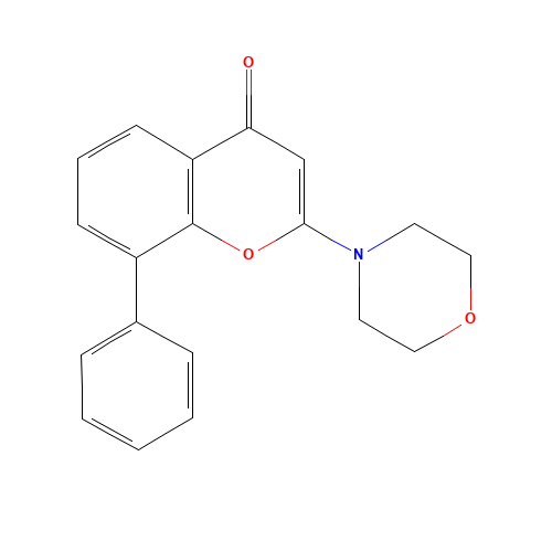 LY294002 (CAS: 154447-36-6) - Chemical Structure and Molecular Formula 