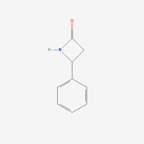 4-Phenyl-2-azetidinone (CAS: 5661-55-2) - Chemical Structure and Molecular Formula 