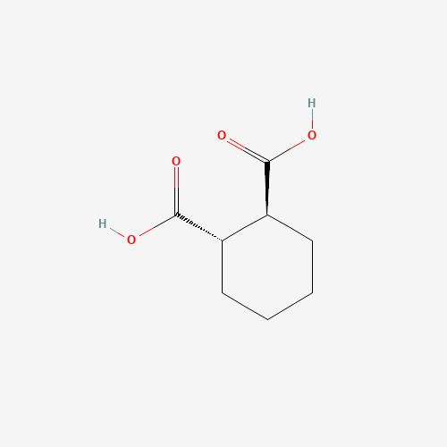 (1S,2S)-1,2-cyclohexanedicarboxylicacid (CAS: 21963-41-7) - Chemical Structure and Molecular Formula 