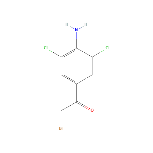 4-Amino-3,5-dichloro-alpha-bromoacetophenone (CAS: 37148-47-3) - Related Chemical Product