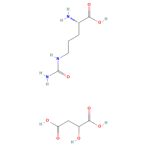 L-Citrulline DL-Malate 2:1 (CAS: 54940-97-5) - Chemical Structure and Molecular Formula 