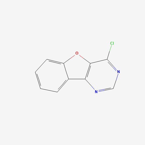 4-CHLORO-BENZO[4,5]FURO[3,2-D]PYRIMIDINE (CAS: 39876-88-5) - Chemical Structure and Molecular Formula 