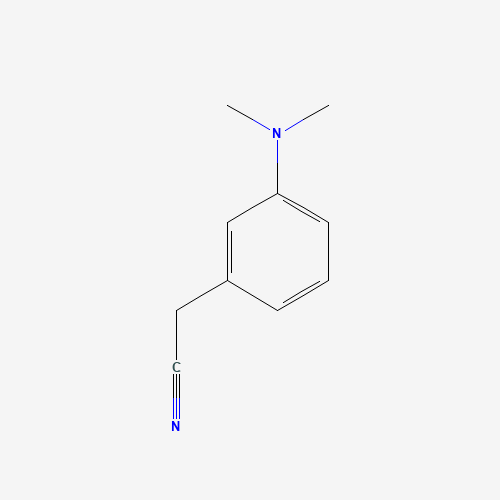 2-(3-(dimethylamino)phenyl)acetonitrile (CAS: 175696-72-7) - Chemical Structure and Molecular Formula 