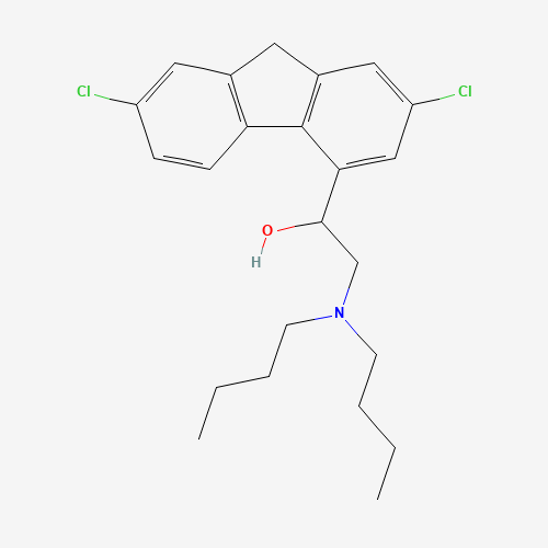 2,7-Dichloro-alpha-[(dibutylamino)methyl]-9H-fluorene-4-methanol (CAS: 69759-61-1) - Related Chemical Product