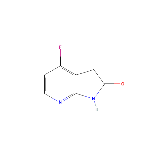 4-Fluoro-1H-pyrrolo[2,3-b... (CAS: 956460-93-8) - Chemical Structure and Molecular Formula 
