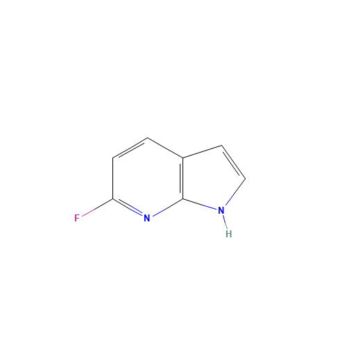 1H-Pyrrolo[2,3-b]pyridine,6-fluoro- (CAS: 898746-42-4) - Chemical Structure and Molecular Formula 