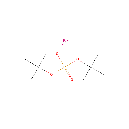 Potassium di-tert-butylphosphate (CAS: 33494-80-3) - Chemical Structure and Molecular Formula 