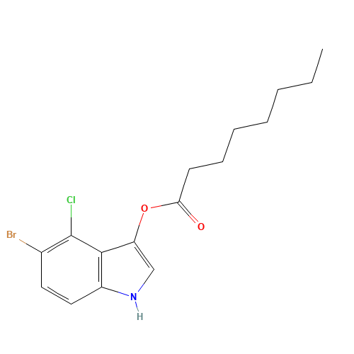 5-BROMO-4-CHLORO-3-INDOLYL CAPRYLATE (CAS: 129541-42-0) - Related Chemical Product