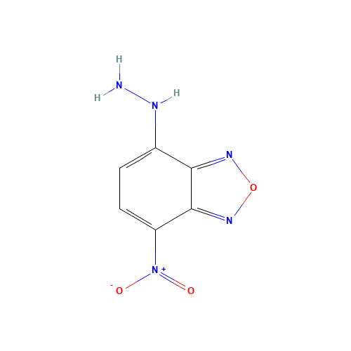 4-Hydrazino-7-nitrobenzofurazan (CAS: 90421-78-6) - Chemical Structure and Molecular Formula 