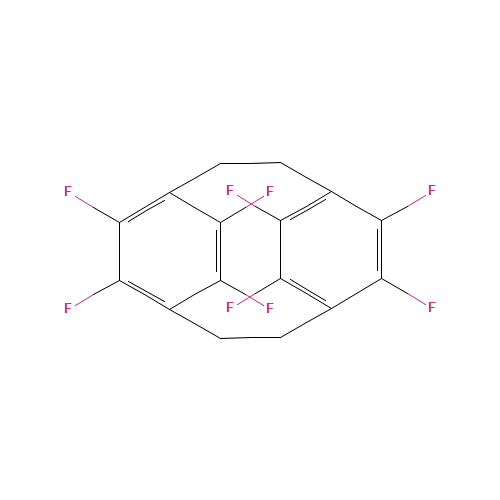 Dimer,Parylene F (CAS: 1785-64-4) - Chemical Structure and Molecular Formula 