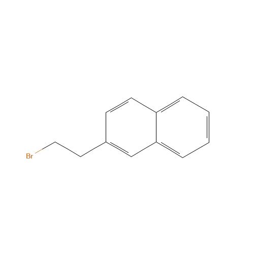 2-(2-bromoethyl)naphthalene (CAS: 2086-62-6) - Chemical Structure and Molecular Formula 