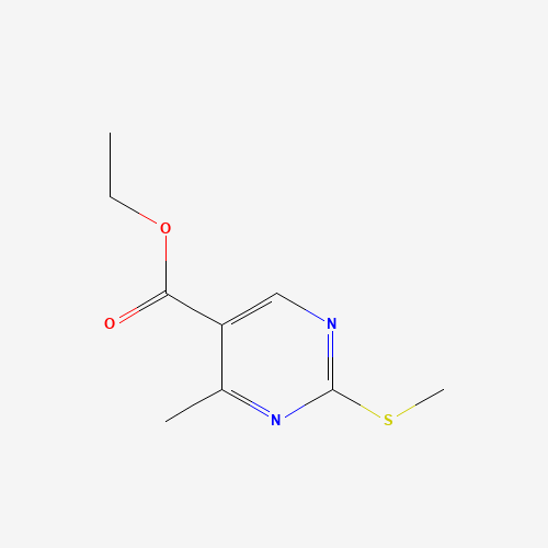 4-METHYL-2-METHYLSULFANYL-PYRIMIDINE-5-CARBOXYLIC ACID ETHYL ESTER (CAS: 7234-25-5) - Related Chemical Product