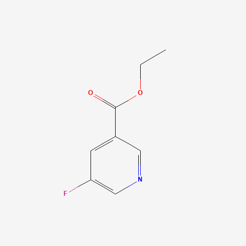 ETHYL 5-FLUORONICOTINATE (CAS: 22620-29-7) - Chemical Structure and Molecular Formula 