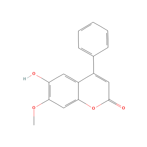 6-HYDROXY-7-METHOXY-4-PHENYLCOUMARIN (CAS: 482-83-7) - Related Chemical Product