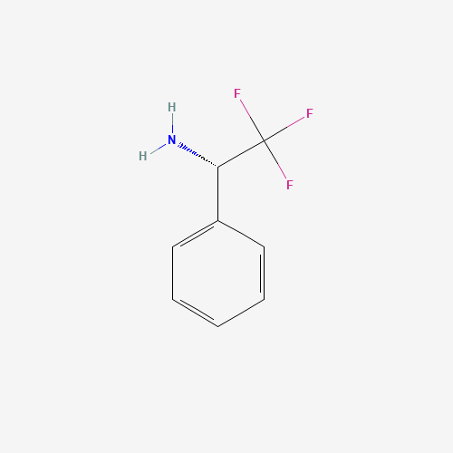 (S)-2,2,2-TRIFLUORO-1-PHENYL-ETHYLAMINE (CAS: 62197-94-8) - Chemical Structure and Molecular Formula 