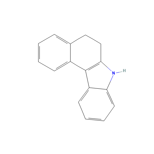 6,7-dihydro-5H-benzo[c]carbazole (CAS: 5425-53-6) - Chemical Structure and Molecular Formula 