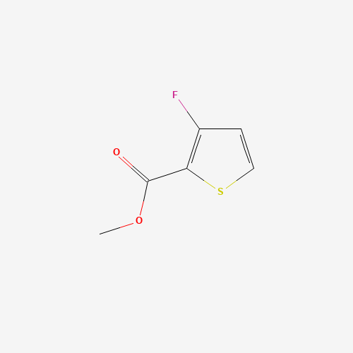 2-Thiophenecarboxylicacid,3-fluoro-,methylester(9CI) (CAS: 100421-52-1) - Chemical Structure and Molecular Formula 