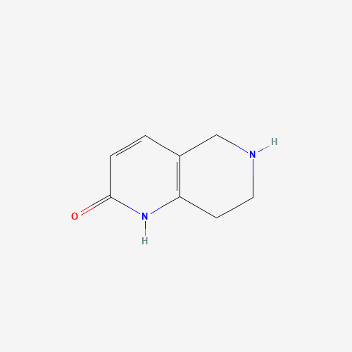 1,6-Naphthyridin-2(1H)-one,5,6,7,8-tetrahydro-(9CI) chemical structure 1,6-Naphthyridin-2(1H)-one,5,6,7,8-tetrahydro-(9CI) (CAS: 676994-64-2) - Chemical Structure and Molecular Formula