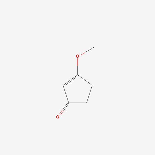 3-METHOXY-2-CYCLOPENTEN-1-ONE (CAS: 4683-50-5) - Chemical Structure and Molecular Formula 