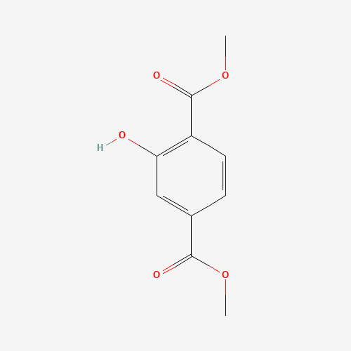 DIMETHYL 2-HYDROXYTEREPHTHALATE (CAS: 6342-72-9) - Chemical Structure and Molecular Formula 