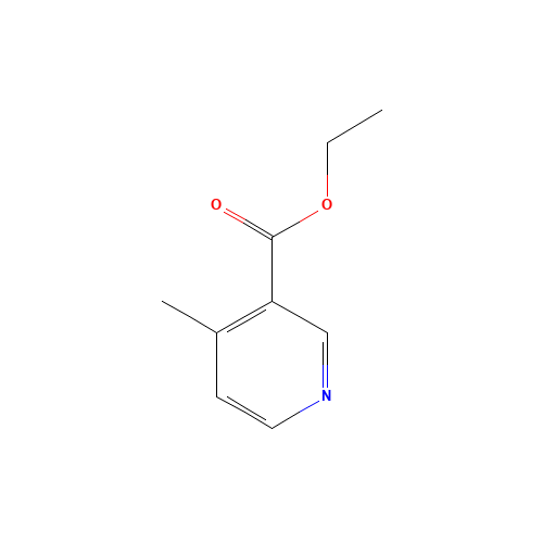 ETHYL 4-METHYLNICOTINATE (CAS: 55314-29-9) - Chemical Structure and Molecular Formula 